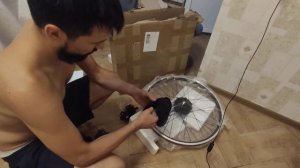 Электро колесо к велосипеду 36V 250W распаковка с Али