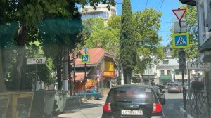 Ялта. По Красноармейской от ост.Хоздвор, на Маршака, Кирова ул. 28.06.25. Крым. Crimea. Yalta.