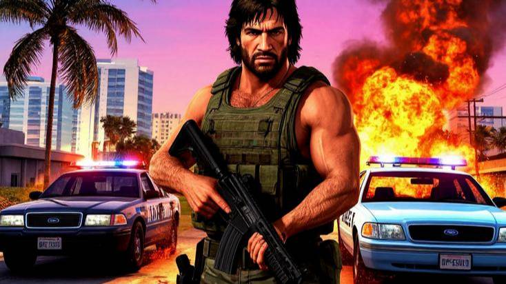 Мой мод - суперпулемёт GTA Vice City Nextgen Edition 61