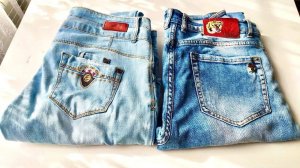 Не понимаю людей, которые выкидывают старые джинсы. Покажу, какую красоту из них сделала