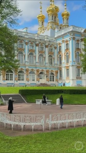 Екатерининский дворец, Царское Село. Санкт-Петербург, Россия.