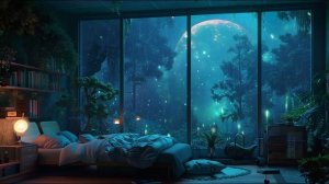 30 min before sleep 😴｜ Lo-fi Sleep Music with Rain sound 🌲🌧️