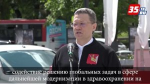 Новые машины пополнили автопарк медицинских учреждений Вологодской области
