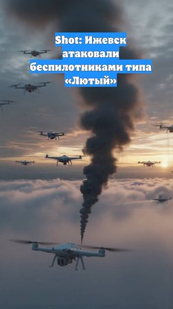 Shot: Ижевск атаковали беспилотниками типа «Лютый»