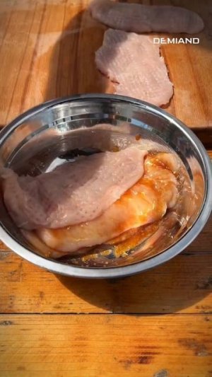 Рулетики с грибами Еноки в аэрогриле Demiand 🍗🍄
