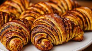Воздушные круассаны с шоколадной крошкой 🥐🍫