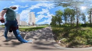 Тест камеры insta 360.Панорама.Крути верти