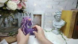 СП "Вязание - это серьёзно" 26 неделя: единорог фиолетового цвета. Путешествие по Екатеринбургу.