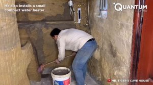 Мужчина роет нору в горе и превращает ее в потрясающую квартиру.