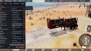 Необычный тягач, собираемся в большое путешествие на модовой карте