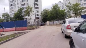Строительство объездной дороги рядом с площадкой Кленовый Бульвар Бирюлёвской линии