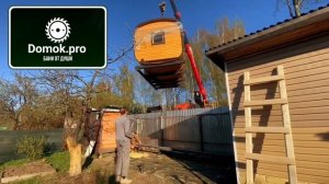 Отзыв о строительстве бани от компании Домок.про