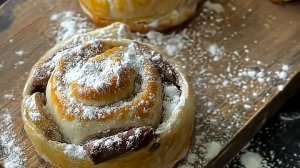 Любителям Выпечки из слоёного теста...🥐🍫😋    Рецепт в описании ✍️