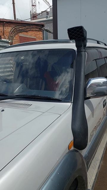TOYOTA LAND CRUISER PRADO 95 1KZ установка шноркеля смотреть онлайн