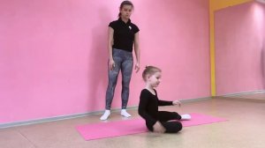Художественная гимнастика для продолжающих: 6 тренировка 1 этапа