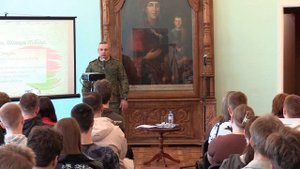 Встреча студенчества с митрополитом Исидором и подполковником Константином Федосовым