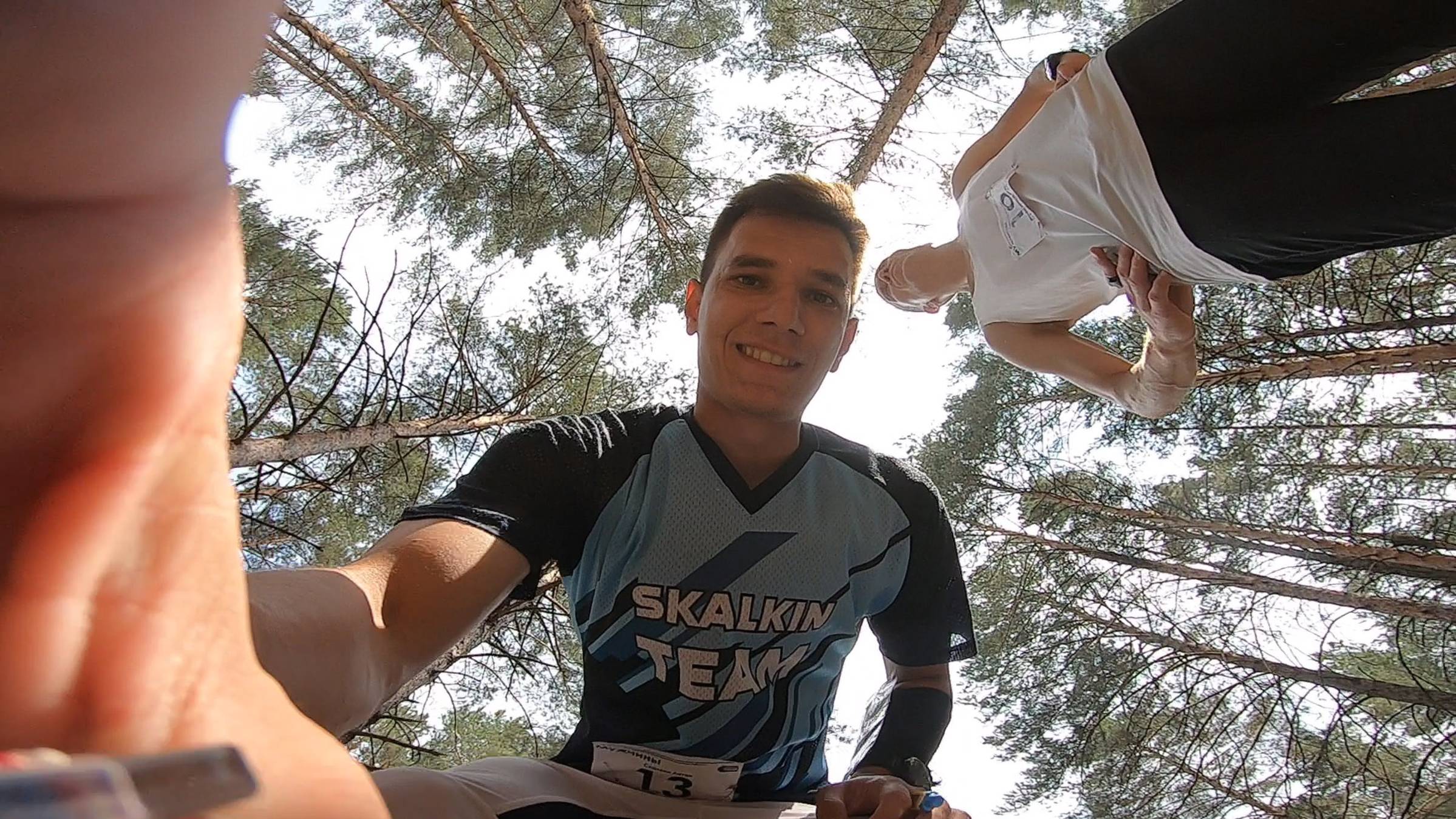 Лонг в Челнах паутина и комары Headcam orienteering 82