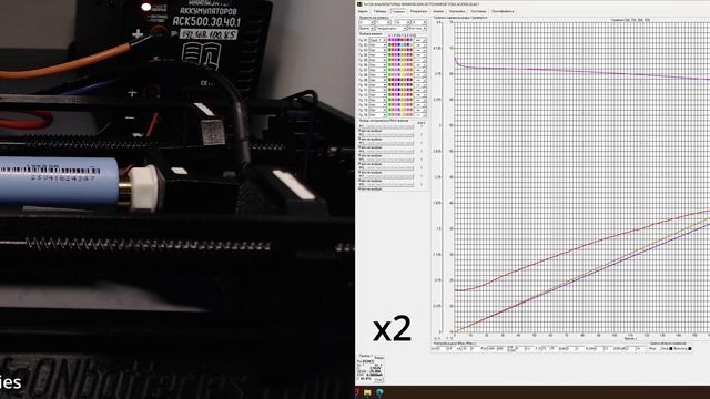 Ampace JP30 разряд током 25 А