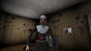 прохождение Evil nun убежал через дверь и через машину