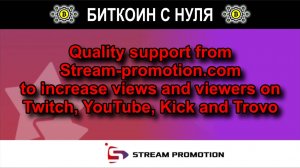 Quality support from Stream-promotion.com to increase views on Twitch, YouTube, Kick and Trovo