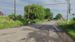 В деревне прошел дождь, деревенские будни