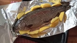 ФОРЕЛЬ в духовке! Сочная Запеченная Рыба! Рецепт.