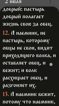 Иевангелие от Иоанна - 10:9-16