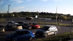 Сегодня на Лесобазе в Тюмени столкнулись три автомобиля.