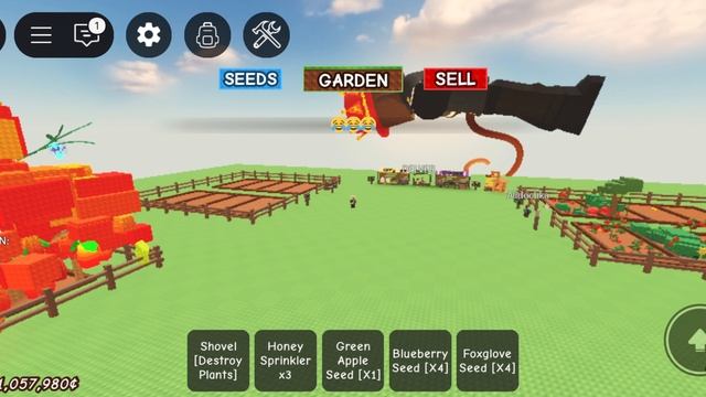 квадробер годжо в Grow a garden