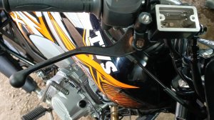 TVS HLX 150X, ремонт передних тормозов