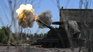 Расчет САУ «Мста-С» уничтожил командный пункт ВСУ на красноармейском направлении