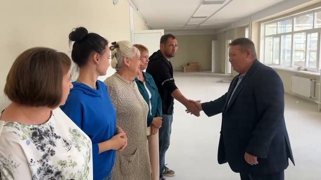 Панков: "Капемонт школы в Заволжском Пугачевского района завершен на 95%"