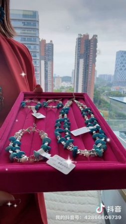 20250702-5 Sleeping Beauty Turquoise & Pearl Set: Sky-Sea Symphony Around the Neck