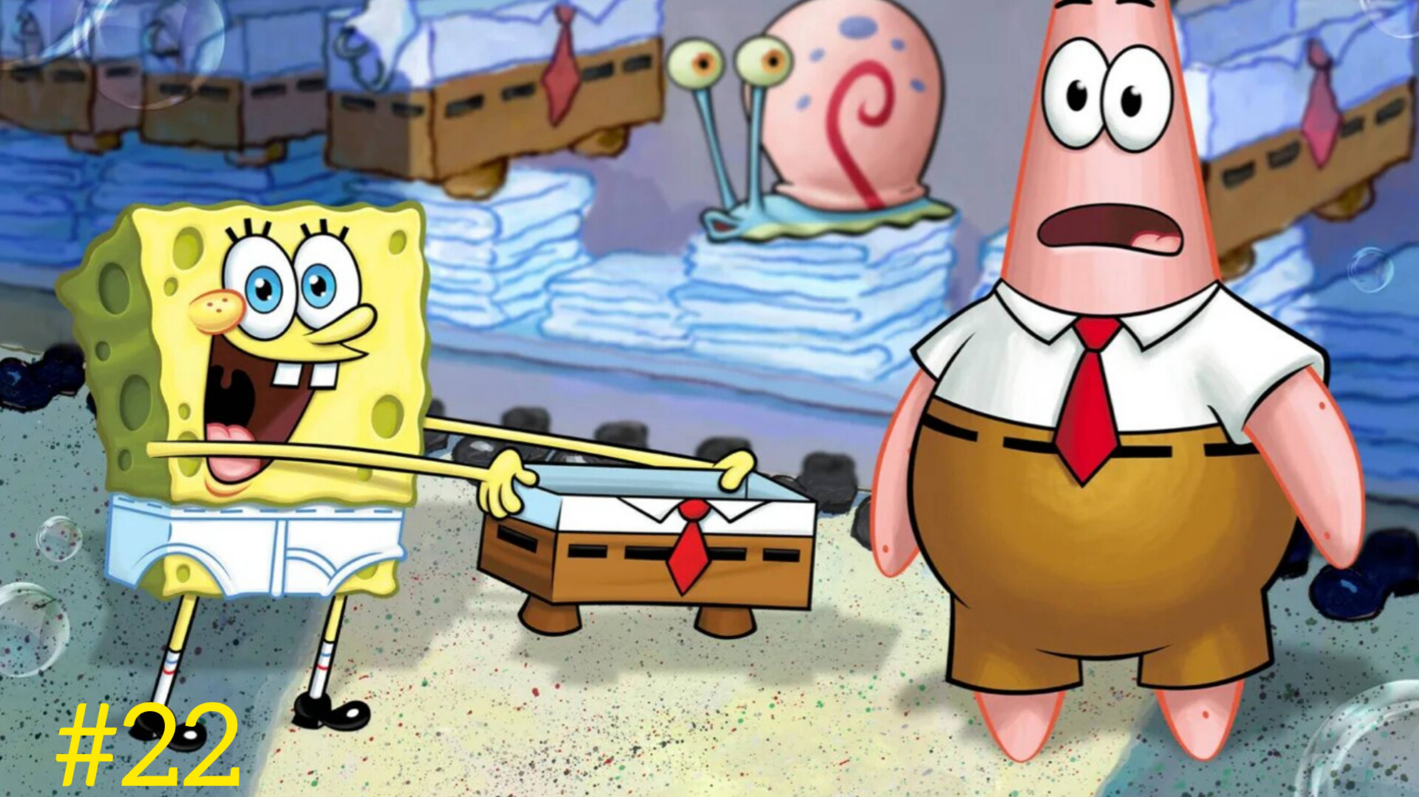 Губка Боб🔥 spongeBob👍 губка боб квадратные штаны😎 игры для детей🤘кулинарный поединок  #22