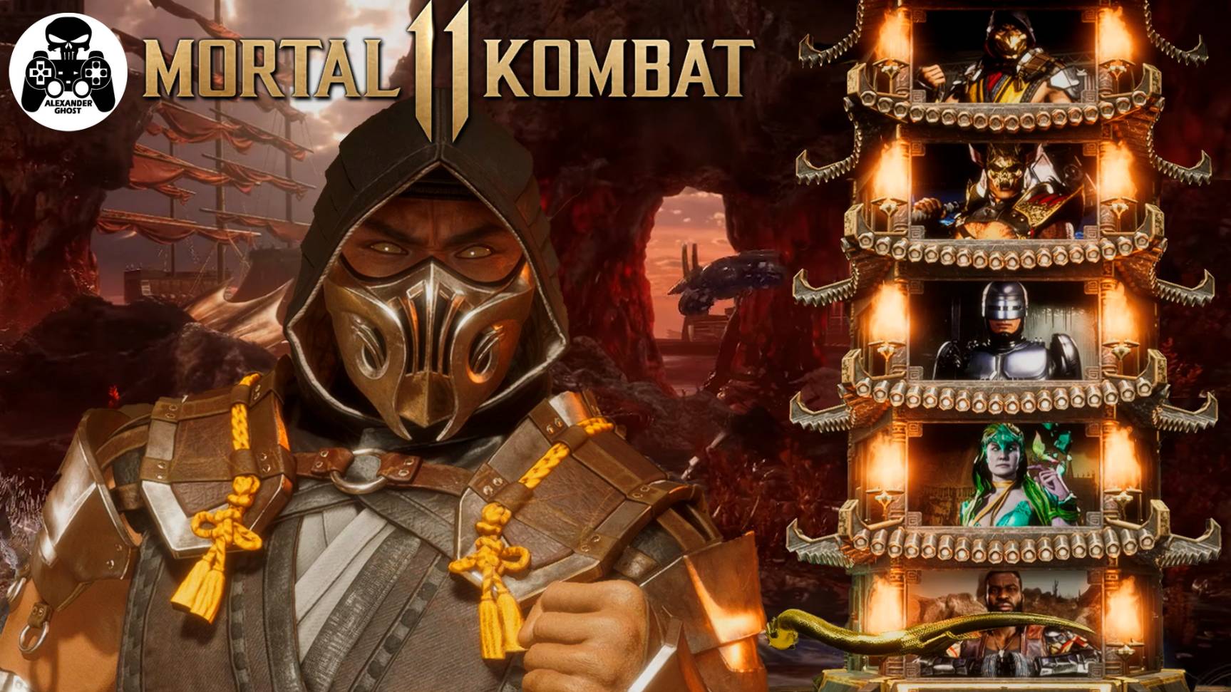 Mortal Kombat 11 Scorpion Классическая Башня часть 2  (MK11)