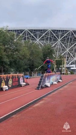 Ростовские спортсмены принимают участие в соревнованиях  по пожарно-спасательному спорту#shorts