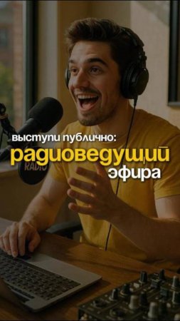 Выступи публично, как ведущий утреннего шоу