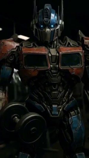 Оптимус в качалке transformers трансформерыюмор треш
