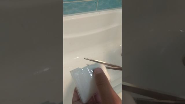 Распоковаваем пакетик с белой житкостью часть 1