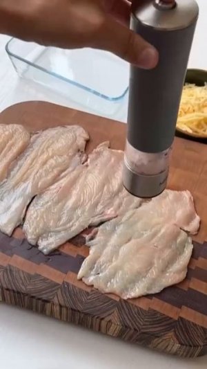 Лёгкий и очень вкусный куриный гратен
