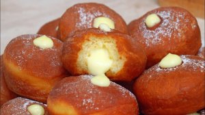 ПОЧЕМУ ОНИ ТАКИЕ ВКУСНЫЕ 😍 ВОСХИТИТЕЛЬНЫЕ ПОНЧИКИ с КРЕМОМ! Рецепт