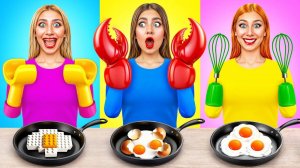 Кулинарный Челлендж _ Готовим Забавными Руками