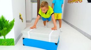 Влад и Никита Влад и Никита собирают коллекцию игрушечных машинок   Hot Wheels Monster Trucks