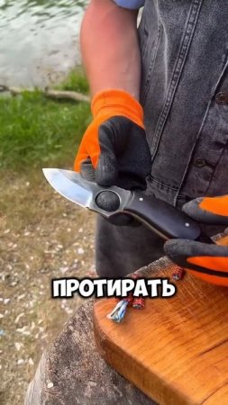Рез по тросу? Для этого ножа - разминка! Тренд этого года шейный нож. Брутальный под 3 хвата