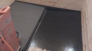 Проливной пол в каркасной бане Часть 3. СамАРТстрой