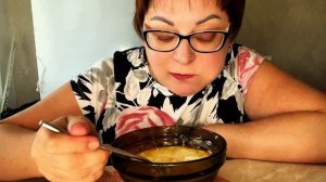 А поедим с вами Щей/Щи со свежей капустой и сметаной/Шикарный перекус перед обедом/Мукбанг