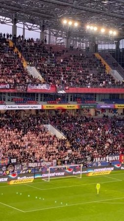 "Косово - Сербия!", перекличка трибун на матче ЦСКА - Partizan,