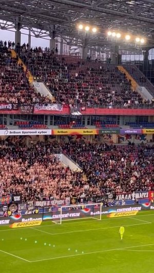 "Косово - Сербия!", перекличка трибун на матче ЦСКА - Partizan,