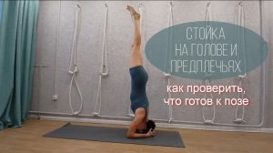 Проверяем готовность к стойке на голове и предплечьях