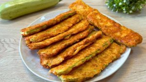 Вкусная закуска, кабачки в кляре